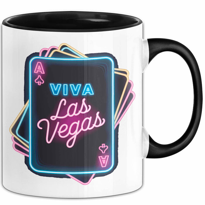 Las Vegas Nevada USA Tasse Geschenk Lustige Geschenkidee Spruch Viva Las Vegas Trendation