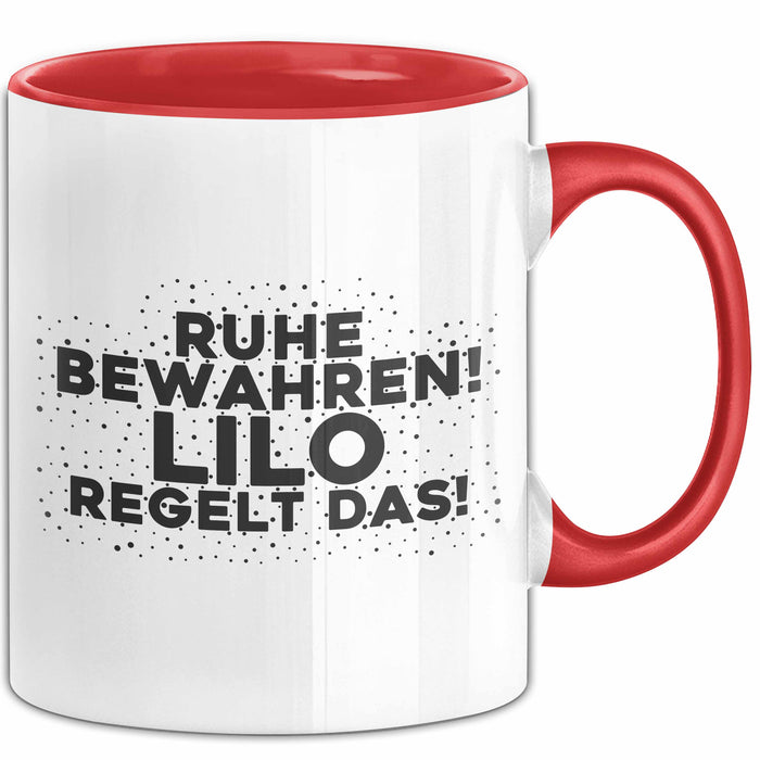 Lilo Tasse Ruhe Bewahren! Lilo Regelt Das! Geschenk