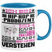 Hip-Hop-Produzent Geschenk Tasse Geschenkidee für Hip-Hop-Produzent Geburtstag Lustig Ich Bin Hip-Hop-Produzent Ich Kann Es Dir Erklären Aber Nicht Für Dich Verstehen Blau Trendation