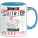 Politikerin Tasse Geschenk Ich Bin Politikerin Warum Weil Ich Es Kann Geschenkidee Geburtstag Blau Trendation