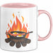 Camping Koch Tasse Geschenkidee für Outdoor Koch Liebhaber Rosa Trendation