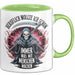 Sensenmann Tasse Geschenk Lustige Geschenkidee Spruch Beruflich Wollte Ich Schon Immer Was Mit Menschen Machen Grün Trendation