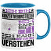 Konzertveranstalter Geschenk Tasse Lustige Geschenkdiee für einen Konzertveranstalter Geburtstag Ich Bin Konzertveranstalter Ich Kann Es Dir Erklären Aber Nicht Für Dich Verstehen Blau Trendation