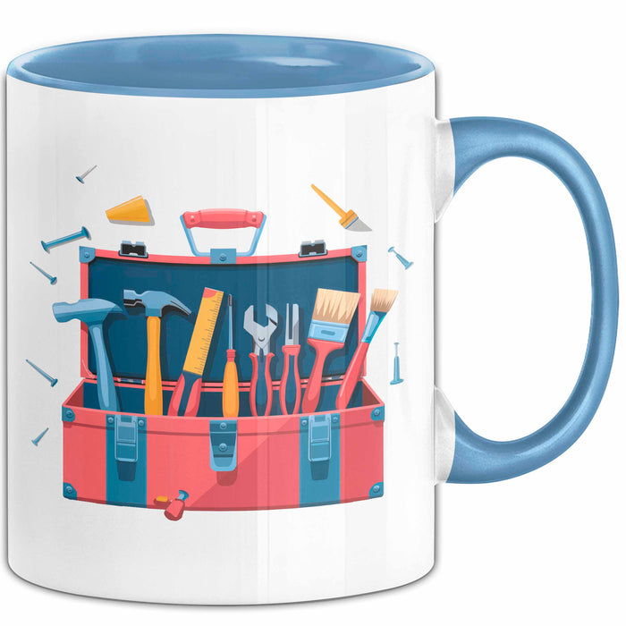 Heimwerker Fan Tasse Geschenkidee für DIY Liebhaber Blau Trendation