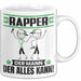 Rapper Tasse Geschenk für Rapper Der Mann Der Alles Kann Geschenkidee zum Geburtstag Weiß Trendation