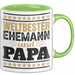 Lustige Tasse Geschenk Weltbester Ehemann Und Papa Becher Grün Trendation