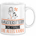 Haustiersitterin Geschenk Tasse Becher Die Frau Die Allen Kann Geschenkidee für eine Haustiersitterin Lustig Weiß Trendation