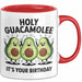 Geburtstagsfeier Tasse Geschenk Lustige Geschenkidee Spruch Heilige Guacamole Es Ist Dein Geburtstag Rot Trendation