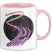 Raver Tasse Geschenkidee für EDM und Tanzflächen Fans Rosa Trendation