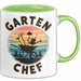 Garten Pflanzen Gärtner Tasse Geschenk Lustige Geschenkidee Spruch Garten Chef Grün Trendation
