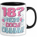 18er Geburtstag Geschenk Männer Frauen 18 Nein Doch Ohhhh Lustiger Spruch Geschenkidee Kaffee-Becher Trendation