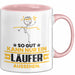 Läufer Geschenk Tasse So Gut Kann Nur Ein Läufer Aussehen Geschenkidee Kaffee-Becher Rosa Trendation