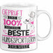 Beste Hundesportlerin Der Welt Tasse Geschenk für Eine Hundesportlerin Geprüft Und Sicher Geschenkidee Geburtstag Weihnachten Weiß Trendation