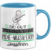Indie-Musikerin Geschenk Tasse So Gut Kann Nur Eine Indie-Musikerin Aussehen Geschenkidee Geburtstag Weihnachten Lustig Blau Trendation