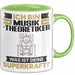 Musiktheoretiker Tasse Geschenk für Musiktheoretiker Geburtstag Lustiger Spruch Kaffee-Becher Was Ist Deine Superkraft Grün Trendation