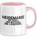 Heidemarie Tasse Heidemarie – Die Frau. Der Mythos. Die Legende. Geschenk Rosa Trendation