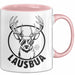 Lausbua Tasse Geschenk Oktober München Geschenkidee Hirsch Becher Rosa Trendation
