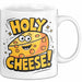 Käseliebhaber Tasse Geschenkidee Holy Cheese für Käse Esser Weiß Trendation
