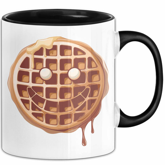 Waffel Liebhaber Tasse Geschenkidee für Sirup Fan Frühstück Trendation