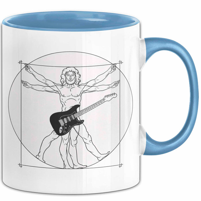 Musikliebhaber Musiker Tasse Geschenk Lustige Geschenkidee Spruch Blau Trendation