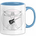 Musikliebhaber Musiker Tasse Geschenk Lustige Geschenkidee Spruch Blau Trendation