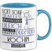 Köchin Geschenk Becher Tasse Gott Schuf Alle Menschen Gleich Nur Die Besten Durfeten Köchin Werden Geschenkidee Lustig Blau Trendation