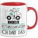 Geschenk für Rettungssanitäterin Tasse Lustige Geschenkidee Geburtstag Ich Bin Rettungssanitäterin Ich Darf Das Rot Trendation