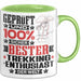 Trekking-Enthusiast Geschenk Lustiger Spruch für Trekking-Enthusiast Geschenkidee Bester Trekking-Enthusiast Der Welt Grün Trendation