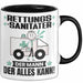 Rettungssanitäter Tasse Geschenk für Rettungssanitäter Der Mann Der Alles Kann Geschenkidee zum Geburtstag Schwarz Trendation