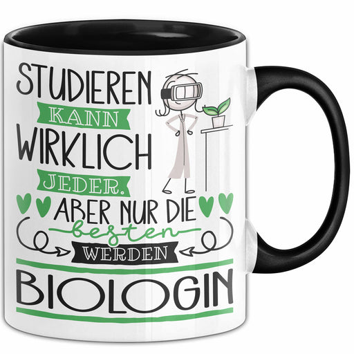 Biologin Tasse Lustiges Geschenk Studieren Kann Wirklich Jeder Nur Die Besten Werden Biologin Trendation