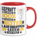 Laufgruppenleiter Geschenk Lustiger Spruch für Laufgruppenleiter Geschenkidee Bester Laufgruppenleiter Der Welt Rot Trendation