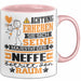 Neffe Geschenk Tasse Lustiger Spruch Erheben Sie Sich Der Neffe Betritt den Raum Rosa Trendation