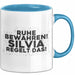 Silvia Tasse Ruhe Bewahren! Silvia Regelt Das! Geschenk Blau Trendation