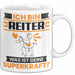 Reiter Tasse Geschenk für Reiter Geburtstag Lustiger Spruch Kaffee-Becher Was Ist Deine Superkraft Weiß Trendation