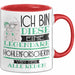 Höhlenforscherin Tasse Geschenk Ich Bin Diese Eine Legendäre Höhlenforscherin Von Der Alle Reden Geschenkidee Geburtstag Weihnachten Rot Trendation
