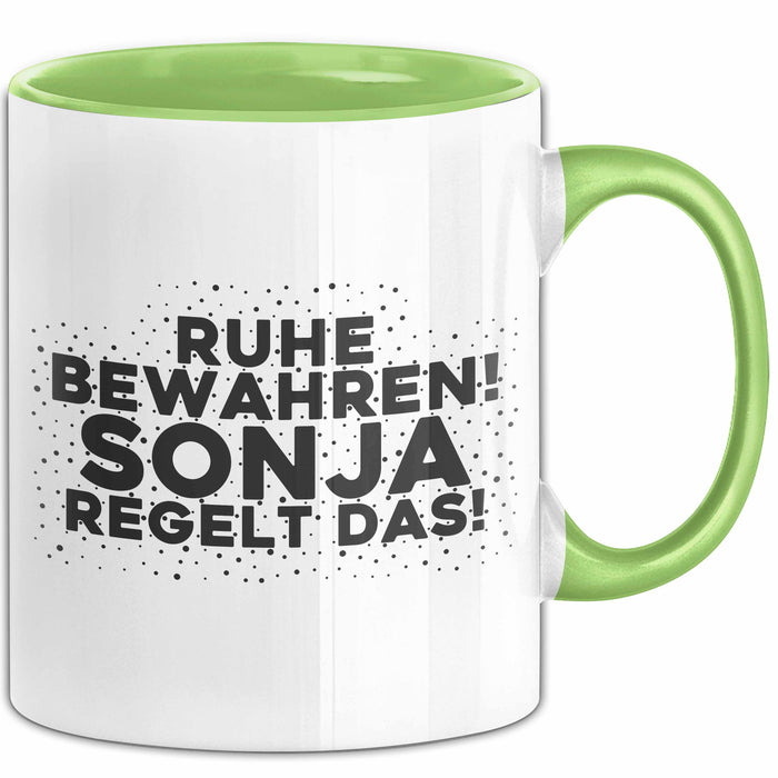Sonja Tasse Ruhe Bewahren! Sonja Regelt Das! Geschenk