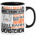 Haustiersanitäter Geschenk Kaffee-Tasse Geschenkidee für Haustiersanitäter Ich Bin Haustiersanitäter Ich Kann Es Dir Erklären Jedoch Nicht Für Dich Verstehen Spruch Lustig Schwarz Trendation
