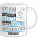 Outdoor-Bloggerin Geschenk Becher Tasse Gott Schuf Alle Menschen Gleich Nur Die Besten Durfeten Outdoor-Bloggerin Werden Geschenkidee Lustig Weiß Trendation