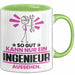 Ingenieur Geschenk Tasse So Gut Kann Nur Ein Ingenieur Aussehen Geschenkidee Kaffee-Becher Grün Trendation