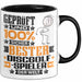 Discgolf-Spieler Geschenk Lustiger Spruch für Discgolf-Spieler Geschenkidee Bester Discgolf-Spieler Der Welt Schwarz Trendation