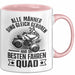 Quad-Fahrer Tasse Geschenk Alle Männer Sind Gleich Geboren Nur Die Besten Werden Quad-Fahrer Rosa Trendation