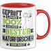 Naturforscher Geschenk Lustiger Spruch für Naturforscher Geschenkidee Bester Naturforscher Der Welt Rot Trendation