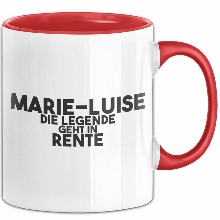 Marie-Luise Tasse Marie-Luise – Die Legende Geht In Rente Geschenk