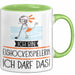 Geschenk für Eishockeyspielerin Tasse Lustige Geschenkidee Geburtstag Ich Bin Eishockeyspielerin Ich Darf Das Grün Trendation