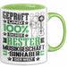 Musikgeschäftsinhaber Geschenk Lustiger Spruch für Musikgeschäftsinhaber Geschenkidee Bester Musikgeschäftsinhaber Der Welt Grün Trendation