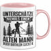 Biathlon Tasse Geschenk Wintersport Geschenke Unterschätze Niemals Einen Alten Mann Der Biathlon Guckt Rosa Trendation