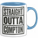 Direkt aus Compton Tasse Geschenk Lustige Geschenkidee Spruch Direkt aus Compton Blau Trendation