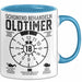 18. Geburtstag Tasse Geschenk Schonend Behandeln Oldtimer Der Ist 18 Geschenkidee Kaffee-Becher Blau Trendation