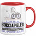Bocciapieler Geschenk Tasse Ich Bin Bocciapieler Aber Sag Doch Einfach Superheld Lustige Geschenkdiee für Bocciapieler Kaffee-Becher Rot Trendation