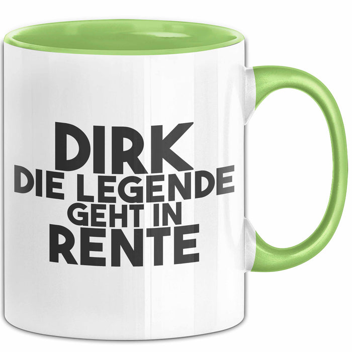 Dirk Tasse Dirk – Die Legende Geht In Rente Geschenk